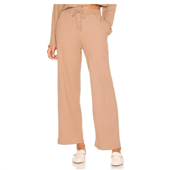 Lovers and Friends Knitted Pant in Tan - Picture 2 of 9